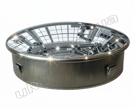 Заглушка нержавіюча для труби ∅ 50.8х1.5 мм 600 GRIT AISI 304