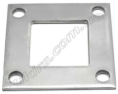 Фланець нержавіючий для труби 40х40 (75х75) мм AISI 304