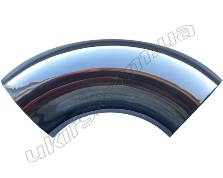 Відвід нержавіючий ∅ 50.8х1.5 мм 400 GRIT AISI 304