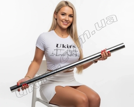 Труба нержавіюча ∅ 42.4х1.5 мм 600 GRIT AISI 201