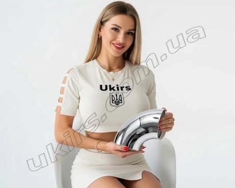 Відвід нержавіючий ∅ 114.3х1.5 мм 400 GRIT AISI 201