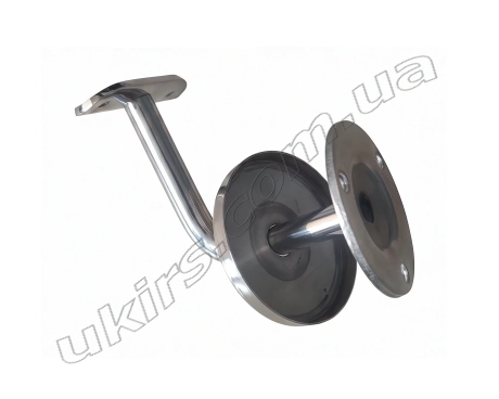 Stainless steel handrail holder for round pipe ∅38 / ∅40 / ∅42.4 mm 600 GRIT AISI 304