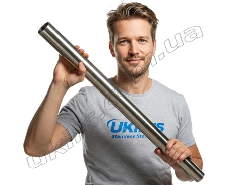 Труба нержавеющая ∅ 38х1.5 мм 600 GRIT AISI 201
