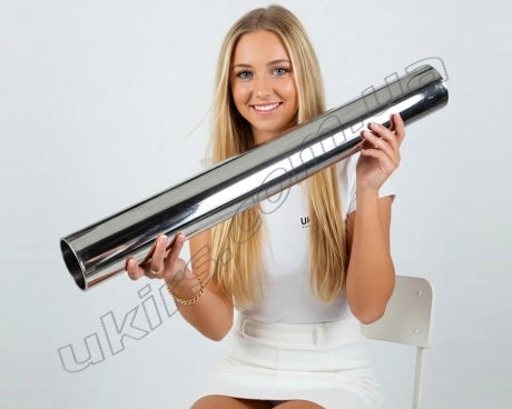 Труба нержавіюча ∅ 88.9х2 мм 600 GRIT (дзеркально полірована) AISI 201