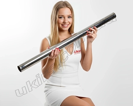 Труба нержавіюча ∅ 48.3х1.5 мм 600 GRIT AISI 304