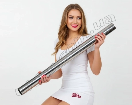 Труба нержавіюча ∅ 50.8х2 мм 600 GRIT (дзеркальна, полірована) AISI 304