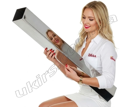 Stainless steel pipe 80x80x1.5 mm 600 GRIT AISI 304