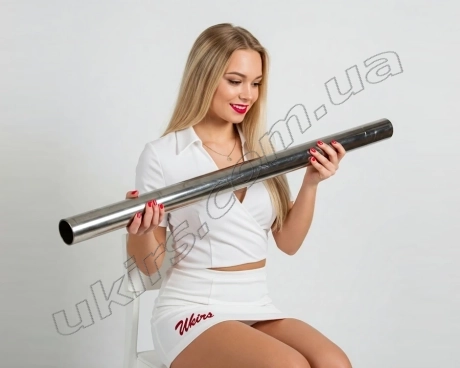 Труба нержавіюча ∅ 50.8х1.5 мм 600 GRIT (дзеркальна, полірована) марка AISI 201