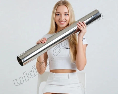 Труба нержавіюча ∅ 76.1х2 мм 600 GRIT AISI 201