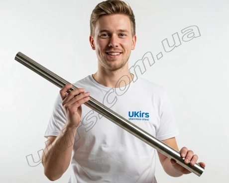 Труба нержавіюча ∅ 26.9х3 мм 600 GRIT AISI 304