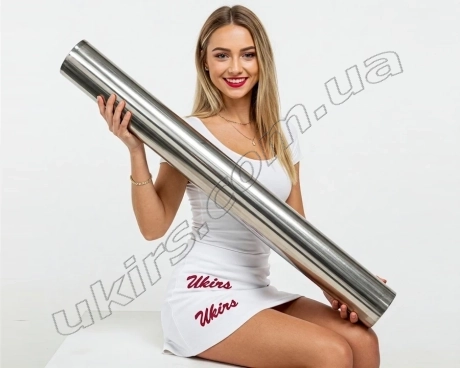 Труба нержавіюча ∅ 76.1х2 мм 600 GRIT AISI 304