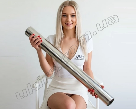 Stainless steel pipe ∅ 80x2 mm 600 GRIT AISI 304