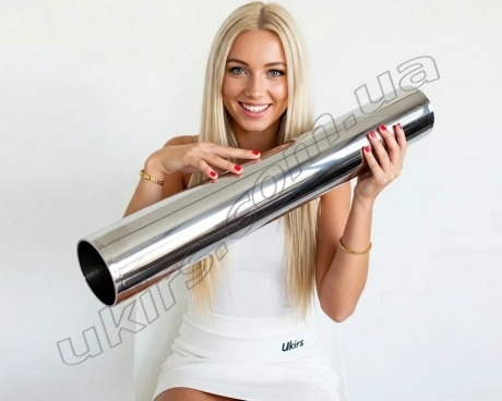 Труба нержавіюча ∅ 88.9х2 мм 600 GRIT (дзеркальна, полірована) марка AISI 304