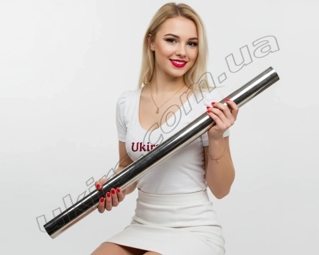 Труба нержавіюча ∅ 38 мм, товщина 1.2 мм 600 GRIT AISI 304