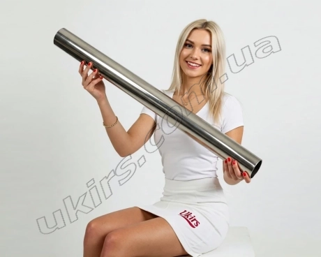 Труба нержавіюча ∅ 60.3х1.5 мм 600 GRIT AISI 304