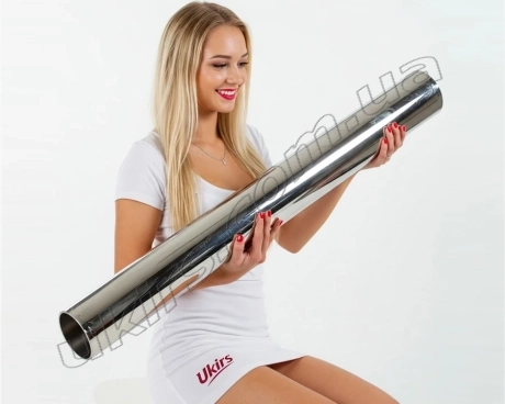 Труба нержавіюча ∅ 76.1х1.5 мм 600 GRIT AISI 304