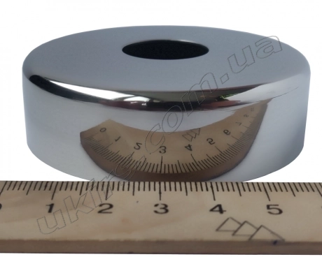Чашка нержавіюча для труби ∅ 16 мм / 400 GRIT дзеркальна / AISI 201