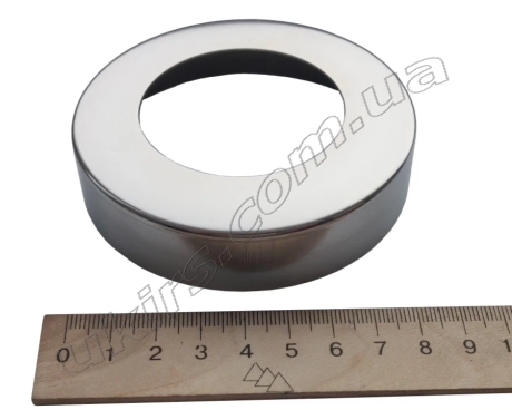 Кришка нержавіюча для труби ∅ 50.8х88 мм 400 GRIT AISI 304