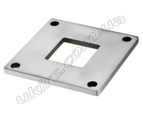 Фланець нержавіючий для труби 40х40 (75х75) мм AISI 304