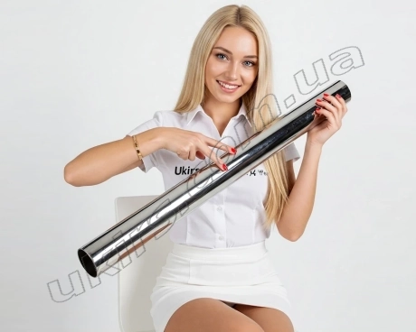 Труба нержавіюча ∅ 50.8х1.2 мм 600 GRIT AISI 201
