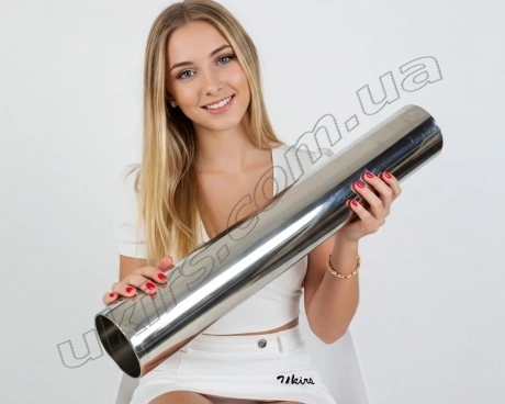 Труба нержавіюча ∅ 76.1х2 мм 600 GRIT AISI 201