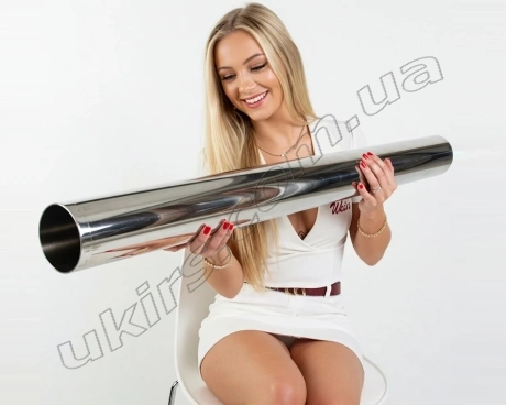 Труба нержавіюча ∅ 76.1х1.5 мм 600 GRIT AISI 304