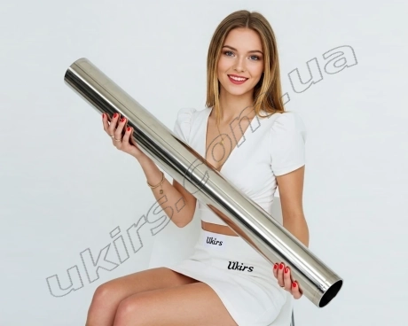 Труба нержавіюча ∅ 76.1х2 мм 600 GRIT AISI 304