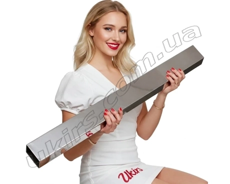 Труба нержавіюча 80х40х1.5 мм 600 GRIT AISI 201