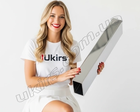 Труба нержавіюча 100х50х2 мм 600 GRIT AISI 201