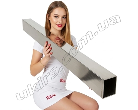 Труба нержавіюча 100х50х2 мм 600 GRIT AISI 304