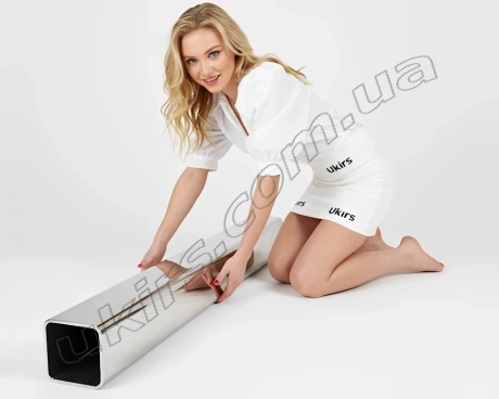 Труба нержавеющая 100х100х2 мм 600 GRIT AISI 304