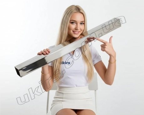 Stainless steel pipe 40x40x1.5 mm 600 GRIT AISI 304