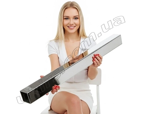 Stainless steel pipe 80x80x1.5 mm 600 GRIT AISI 304