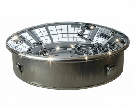 Заглушка нержавіюча для труби ∅ 50.8х1.5 мм 600 GRIT AISI 304