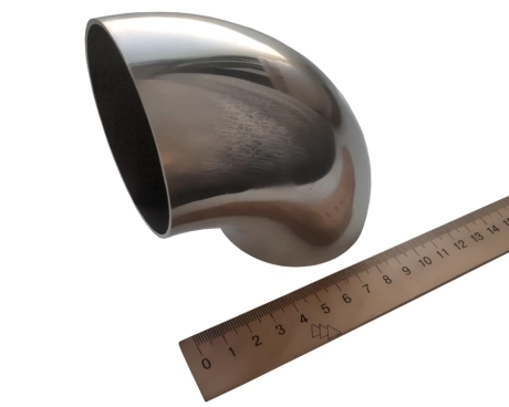 Відвід нержавіючий ∅ 70х1.5 мм 400 GRIT AISI 304