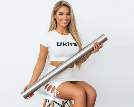 Труба нержавіюча ∅ 60.3х3 мм 600 GRIT AISI 201