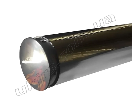 Заглушка внутрішня торцева забивна з нержавіючої сталі для труби круглої діаметром 38х1,5 мм