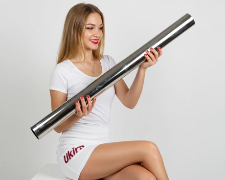 Труба нержавіюча ∅ 48.3х1.5 мм 600 GRIT AISI 304