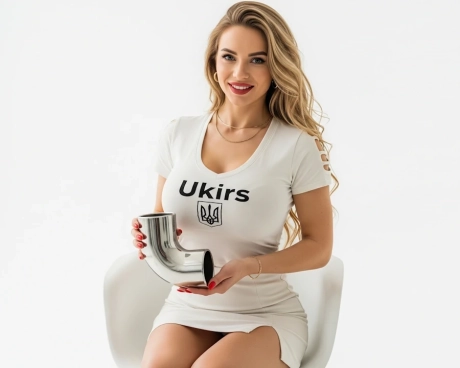 Відвід нержавіючий ∅ 70х1.5 мм 400 GRIT AISI 304