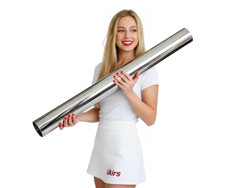 Труба нержавіюча ∅ 76.1х2 мм 600 GRIT AISI 201