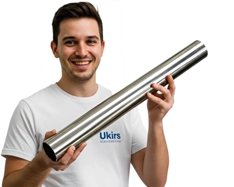 Stainless steel pipe ∅ 57x1.5 mm 600 GRIT AISI 304
