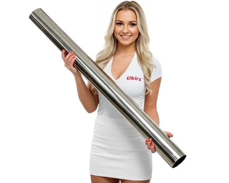 Труба нержавіюча ∅ 85х2 мм 600 GRIT (дзеркально полірована) AISI 304