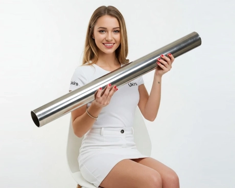 Труба нержавіюча ∅ 57х3 мм 600 GRIT (дзеркальна, полірована) марка AISI 201