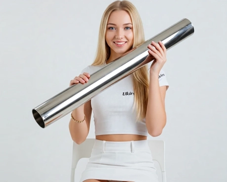 Труба нержавіюча ∅ 76.1х2 мм 600 GRIT AISI 201