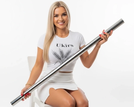 Stainless steel pipe ∅ 32x1.2 mm 600 GRIT AISI 304