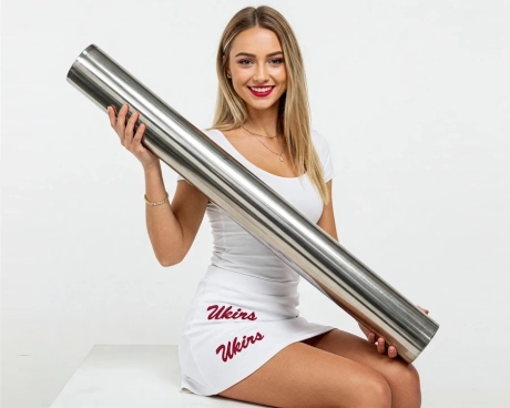 Труба нержавіюча ∅ 76.1х2 мм 600 GRIT AISI 304