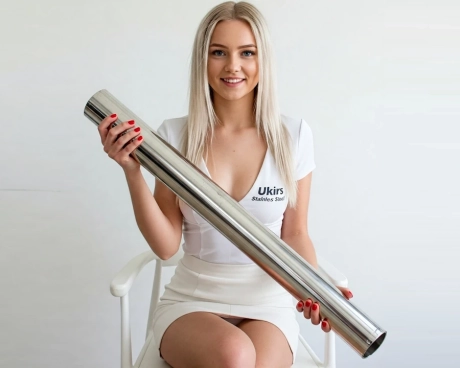 Stainless steel pipe ∅ 80x2 mm 600 GRIT AISI 304