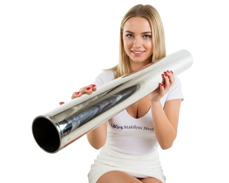 Труба нержавіюча ∅ 85х2 мм 600 GRIT (дзеркальна, полірована) марка AISI 304