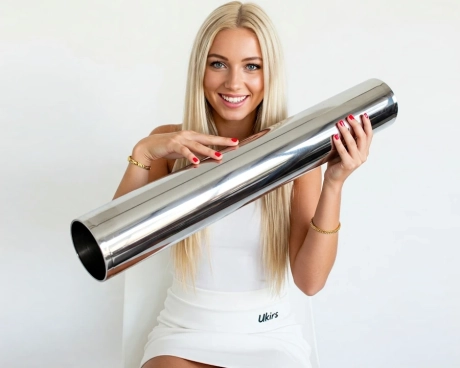 Труба нержавіюча ∅ 88.9х2 мм 600 GRIT (дзеркальна, полірована) марка AISI 304