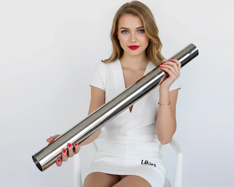 Труба нержавіюча ∅ 50.8 мм, товщина 1.5 мм 600 GRIT AISI 201